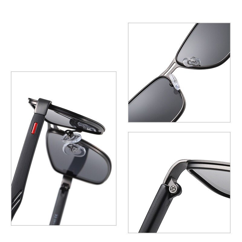 Ultralight TR90 Polarized Sunglasses Men Women Driving Square Style Sun Glasses Male Goggle UV400 Gafas
