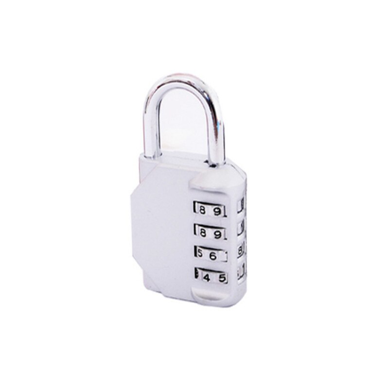 Durable 4 Digit Lock Padlock Lock Waterproof Number Locks For Door Suitcase Bag Package Cabinet Locker Window Key Locks