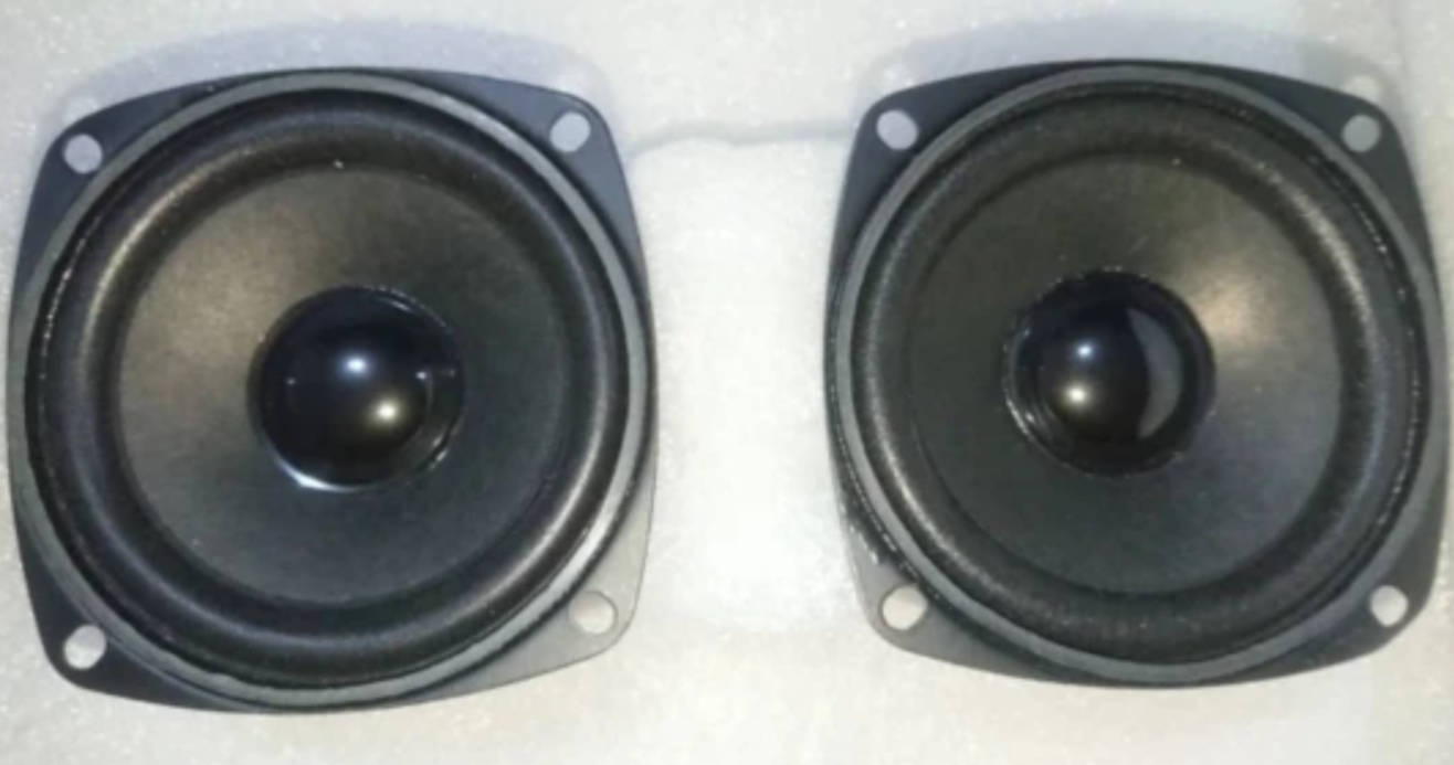 2Pcs 3 Inch Portable Full Range Speaker 78MM 8 Ohm 20W 4 Ohm 30W Hifi Stereo Loudspeaker DIY Bluetooth Speaker Home Amplifiers: black