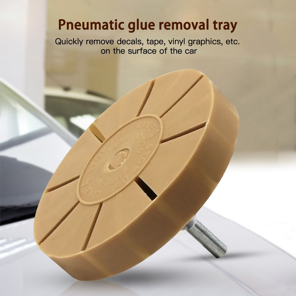 Decal Removal Eraser Wheel Heavy Duty Rubber Eraser Wheel Pinstripe, Adhesive Remover, Vinyl Decal, Graphics Removal Tools Ship