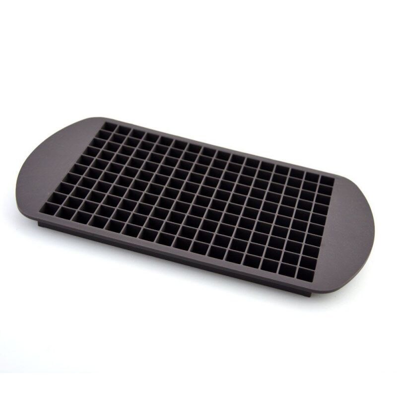 1PCS Silicone Eco-friendly Food Grade 160 Cavity Ice Cube Tray Mini Ice Cubes Small Square Mold Ice Maker LH8s: PI0039H