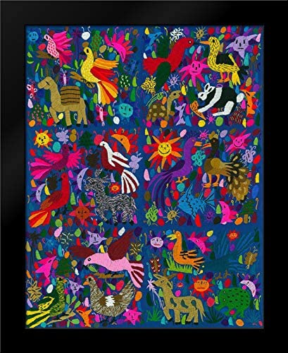 Veelkleurige Mexicaanse Tapestry Art Print