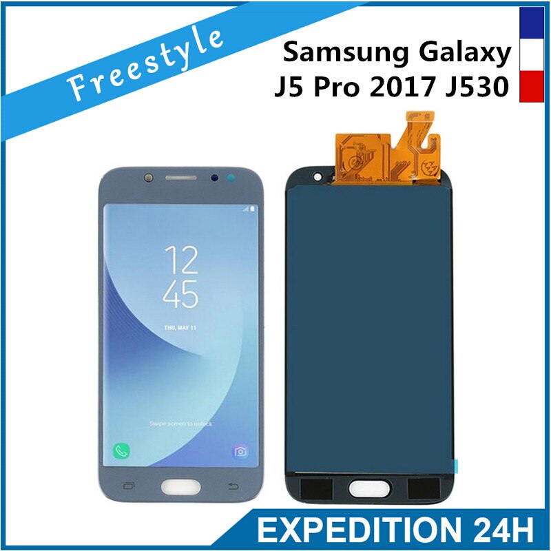 Écran tactile LCD Super Amoled de remplacement, pour Samsung J5 Pro J530 J530F J530H: Blue lcd