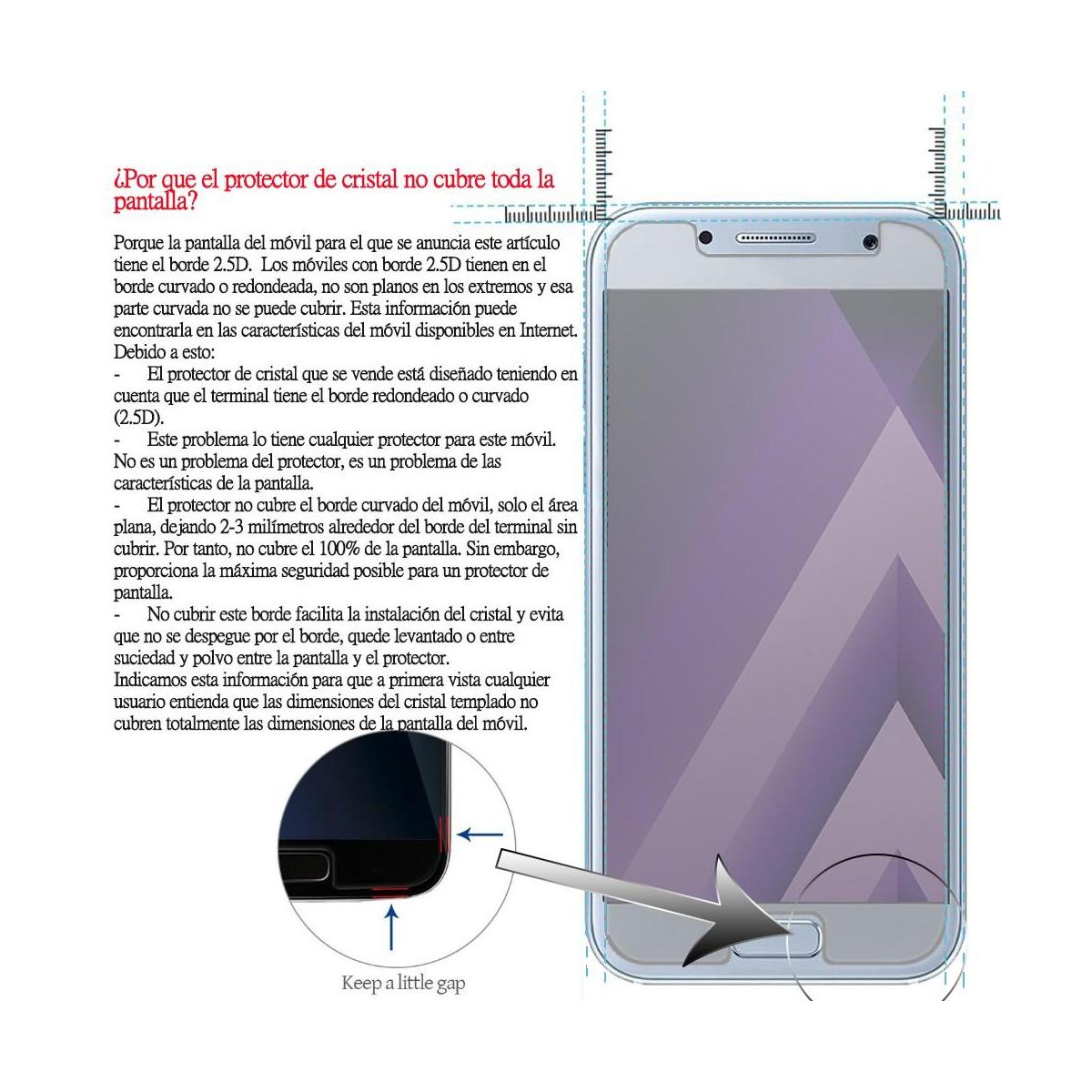 Alcatel 3X 4CAM tempered glass screen Protector 9H for movil - Todotumovil