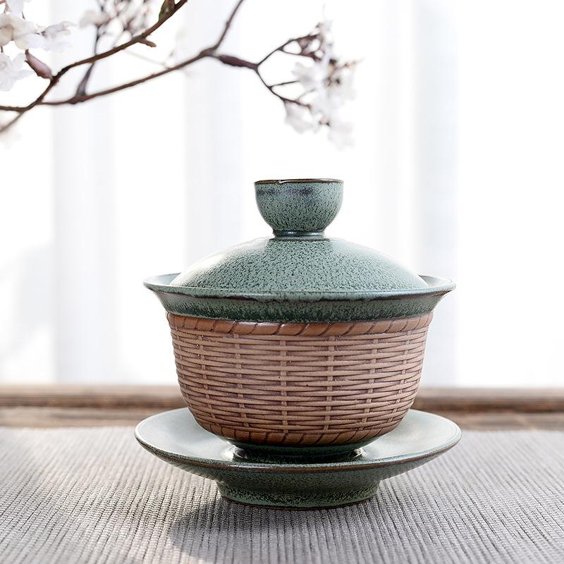 Chinese Kung Fu Tea Set Teapots Household Green Porcelain Kettle with Handle Water Pitcher Jug Teaware Ceramic Teapot Tea Pot