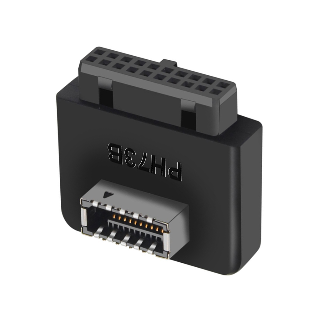 Usb 3.0 till 19/20p -e-adapter intern vertikal frontpaneladapter typ-c-insatsportkonverterare kontakt för datormoderkort