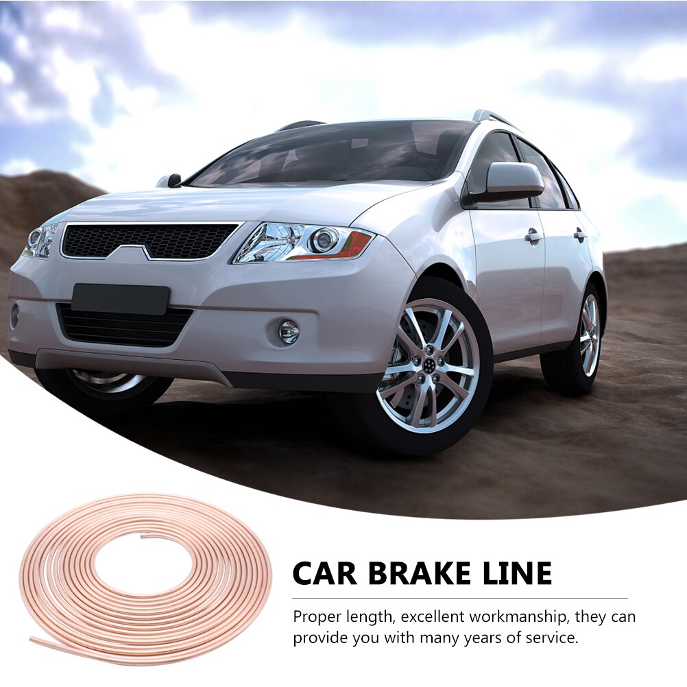 1 Set Car Brake Tube Brake Tubing Coil Auto Brake Line Flexible Brake Tube
