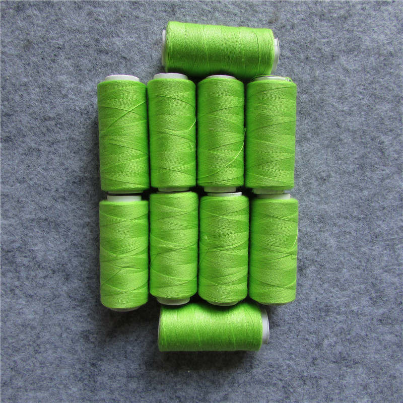 embroidery thread sewing machine thread clothing accessory 20 kind of colour select 100 yard 10pcs sell: yellow