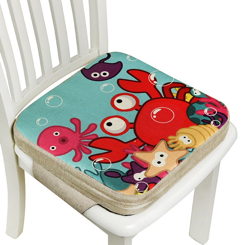 Bébé à manger chaise Booster coussin dessin animé enfants chaise haute coussin de siège chaise rehaussement coussin enfant chaise siège landau coussin de chaise: Thin section2