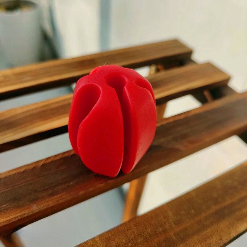 Reusable Fishing Rod Tie Holder Pole Fastener Binding Rubber Fishing Tool Supply Elastic Strong Flexible Gear Tackle: Red