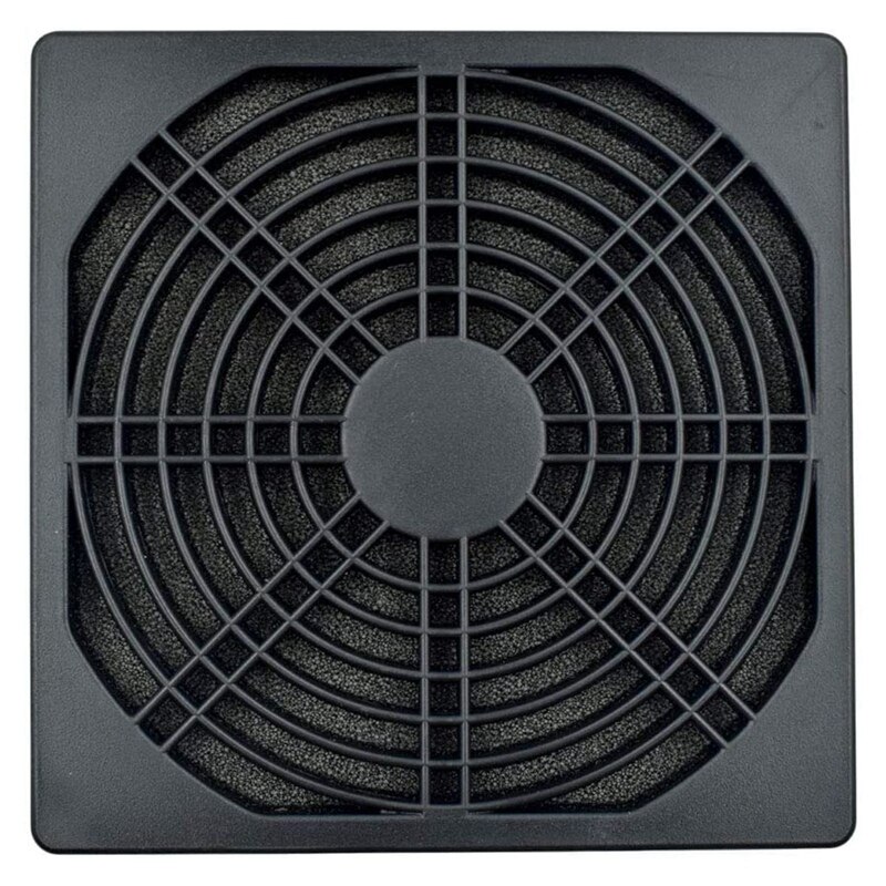 10 Uds a prueba de polvo 120mm ventilador con cubierta de polvo filtro Protector parrilla cubierta protectora para PC calcular limpieza cubierta del ventilador 120mm