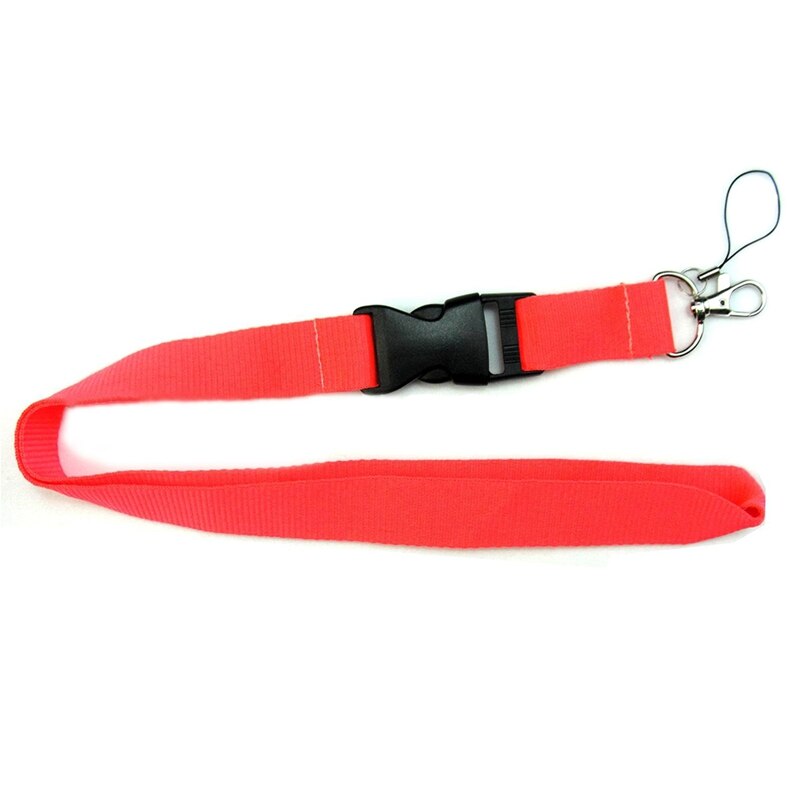 Mobile Phone Neck Straps Colorful Blank Plain Key Lanyard Badge ID Holders