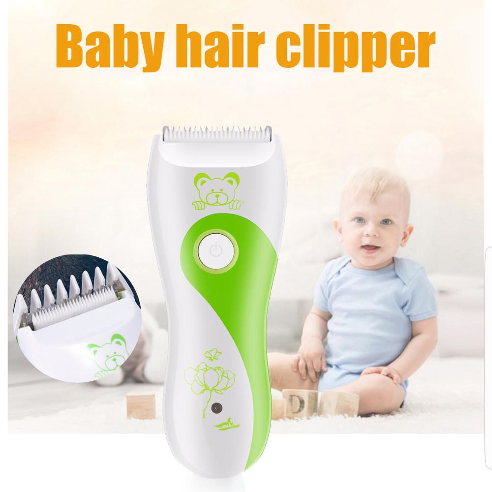 Baby Rasierer Schneiden Baby Haar Trimmer Elektrische Haar Haarschneidemaschine USB Baby Pflege Schneiden Entferner Wiederaufladbare Ruhig freundlicher Haar Schneiden