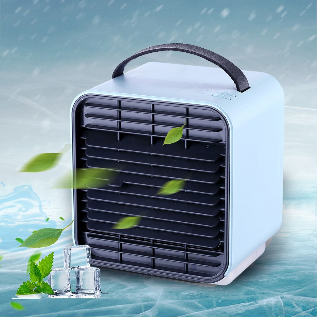 Draagbare Mini Airco Cool Cooling Voor Slaapkamer Ruimte Koeler Fan Koeler Fan Air Cooling Fan Oplaadbare Fan Desk # S