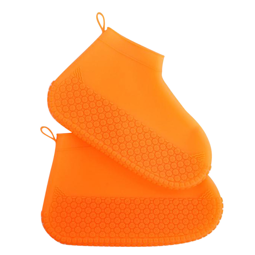 ¡Oferta! Cubiertas de látex reutilizables antideslizantes para zapatos, botas impermeables para lluvia, calzado para acampar al aire libre, calzado antideslizante de caucho resistente para la lluvia: ORL