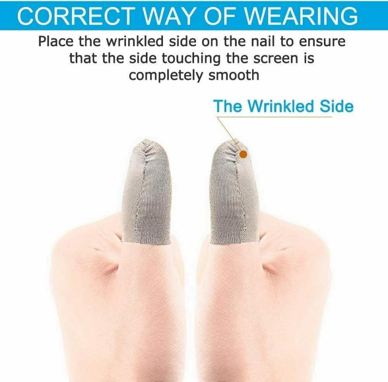 5Pcs Mobiele Game Vinger Mouw Screen Protectr Gaming Controller Touch Screen Gaming Mouw