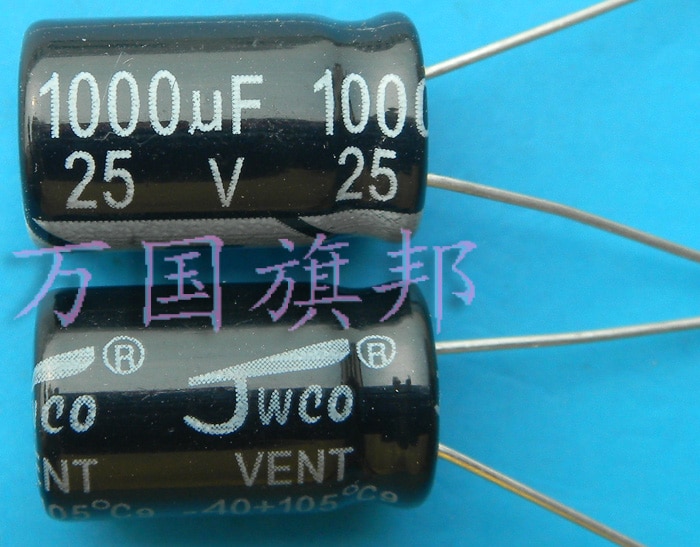 .1000 University of Florida, 1000, University of Florida, electrolytic capacitor 25 V