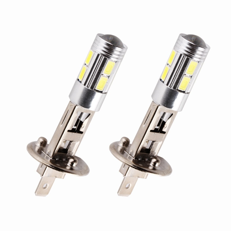 H1 LED-lampen Super Helle Hohe Leistung H3 10-SMD 5630 Auto LED Auto Nebel Signal Schalten Licht Fahren lampe Weiß Gelb verrotten D45