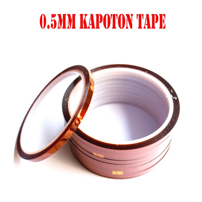 Hoge temperaturen Tape (5mm) plakband Kapoton plakband singal tape 30 M