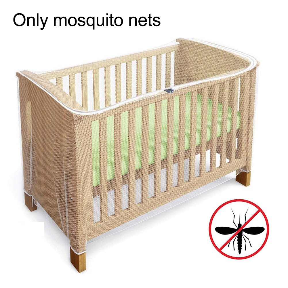 Mosquitera plegable para cuna, banda elástica de malla para insectos, funda de poliéster para cuna de bebé, ropa de cama para el hogar, moscas portátiles de viaje