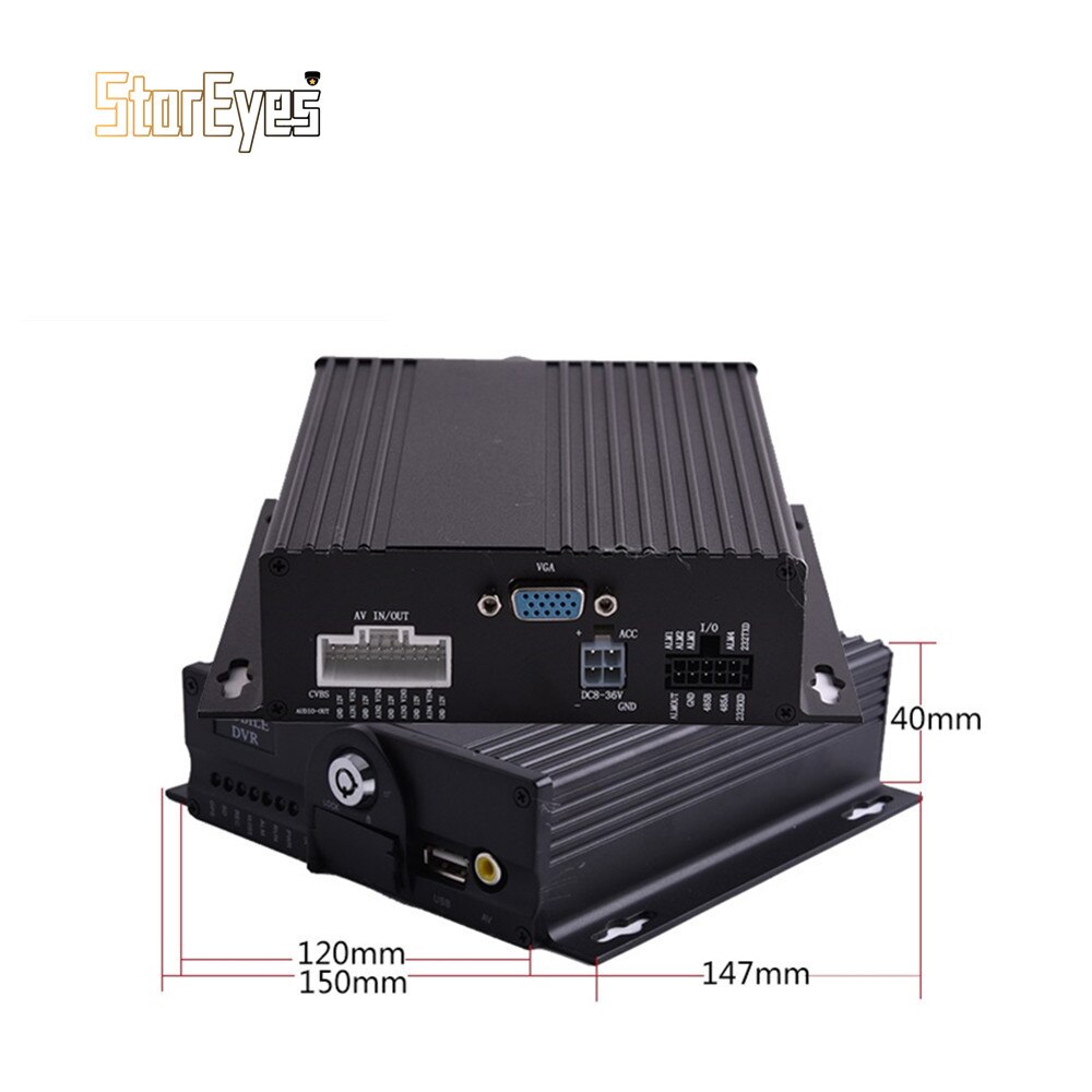 Channels H.264 SD Card Mobile DVR