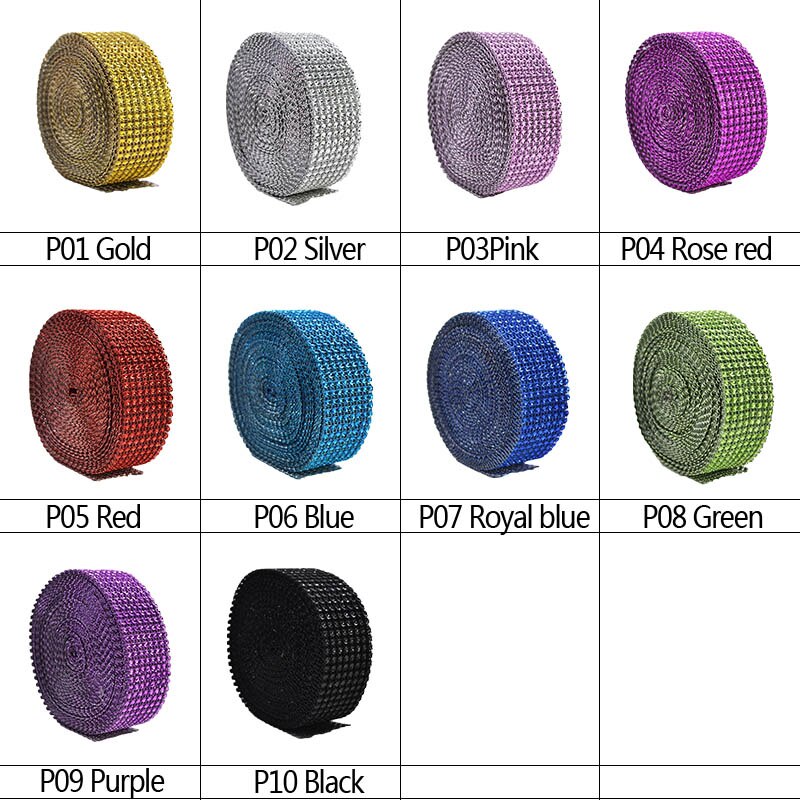 2 mètres 4cm rubans en maille diamantée bling rouleau de maille strass argenté décoration de fête à domicile ruban cristal artisanat fait main