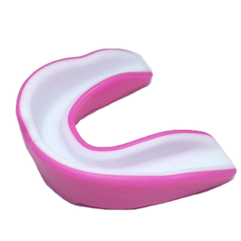 Gum Shield Mouth Guard EVA Teeth Protector Kids Youth Mouthguard Tooth Brace Protection for Basketball Rugby Boxing Karate: Pink