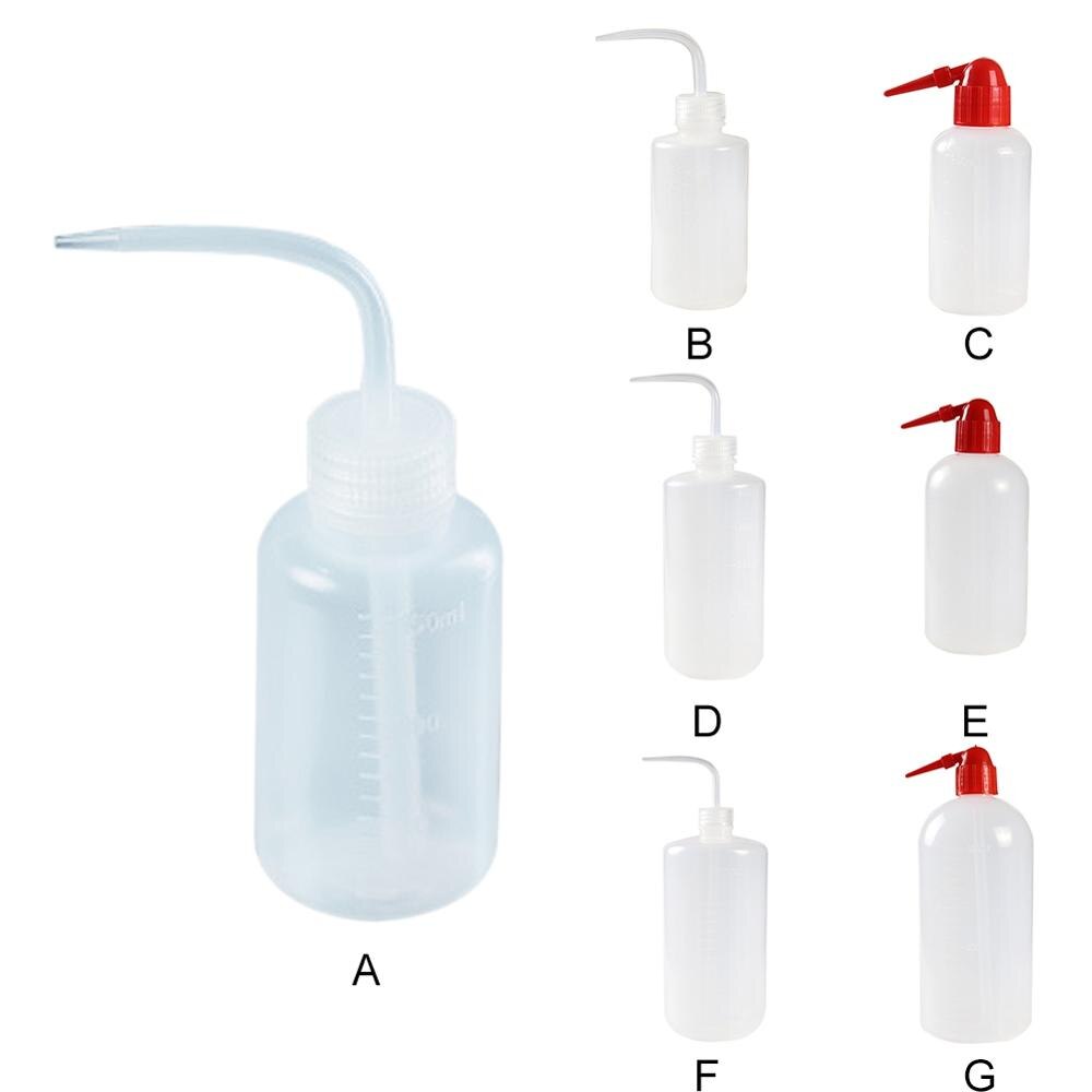 250/500/1000ml vand næb hælde kedel værktøj sukkulenter plante blomst vanding kan presse flasker med lang dyse næb dråber