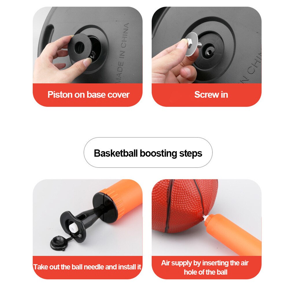 Liftable Indoor Cardboard Shooting Toys Children's basketballs hoop Adjustable Portable Outdoor Baby Kids Play Sets