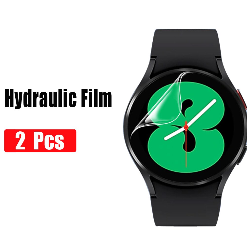 Protecteur d'écran pour Samsung Galaxy Watch 4, en verre trempé, Film hydraulique transparent HD, 44mm 40mm, Classic 46mm 42mm, accessoire: 2 Pcs   film / Watch4 Classic 42mm
