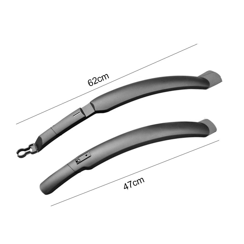 Guardabarros delantero y trasero para bicicleta de montaña, accesorio de bloqueo de guardabarros para bicicleta, extendido, 2 uds.