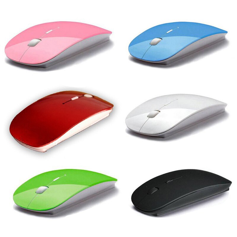 Optische Draadloze Muis 2.4G Ontvanger Ultradunne Muis Voor Computer Pc Laptop Desktop AS99