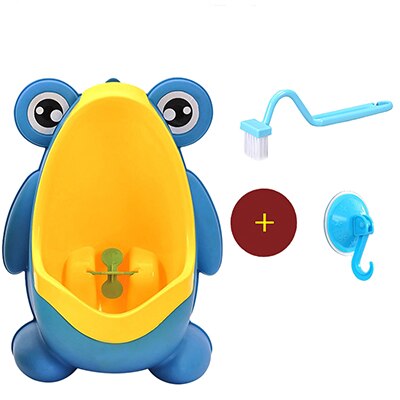 Baby Boy Wall-Mounted Hook Frog Potty Toilet Training Frog Stand Vertical Urinal Penico Pee Infant Toddler Bathroom Frog Urinal: MULTI