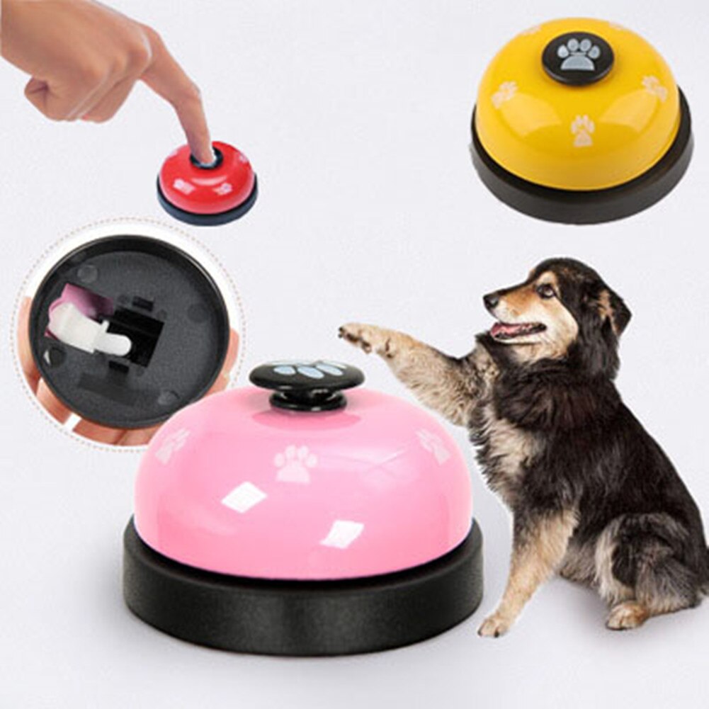 Pet Training Bells Dog Cat Interactive Toy Kitten Puppy Food Feed Reminder Puzzle Toy Development Intelligence Squeak Sound Toy