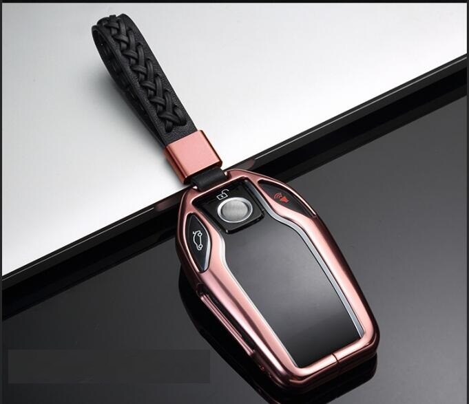 Aluminium Auto LED Display Key Cover Case voor BMW 5 7 serie G11 G12 G30 G31 G32 i8 I12 i15 G01 X3 G02 X4 G05 X5 G07 X7: 08