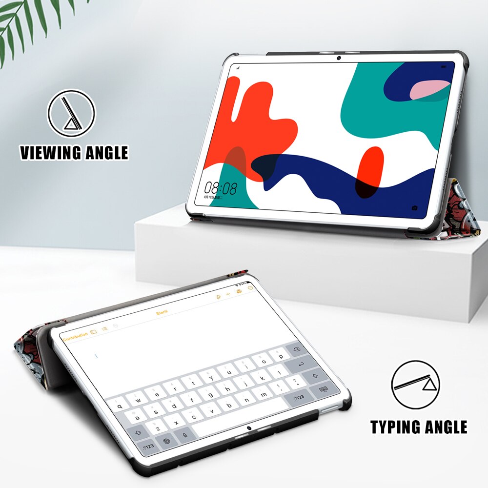 Magnetic Case for Huawei MediaPad 10.4 ,PU Leather Folding Stand Cover for Huawei MediaPad 10.4 BAH3-W09 BAH3-AL00 Tablet Case