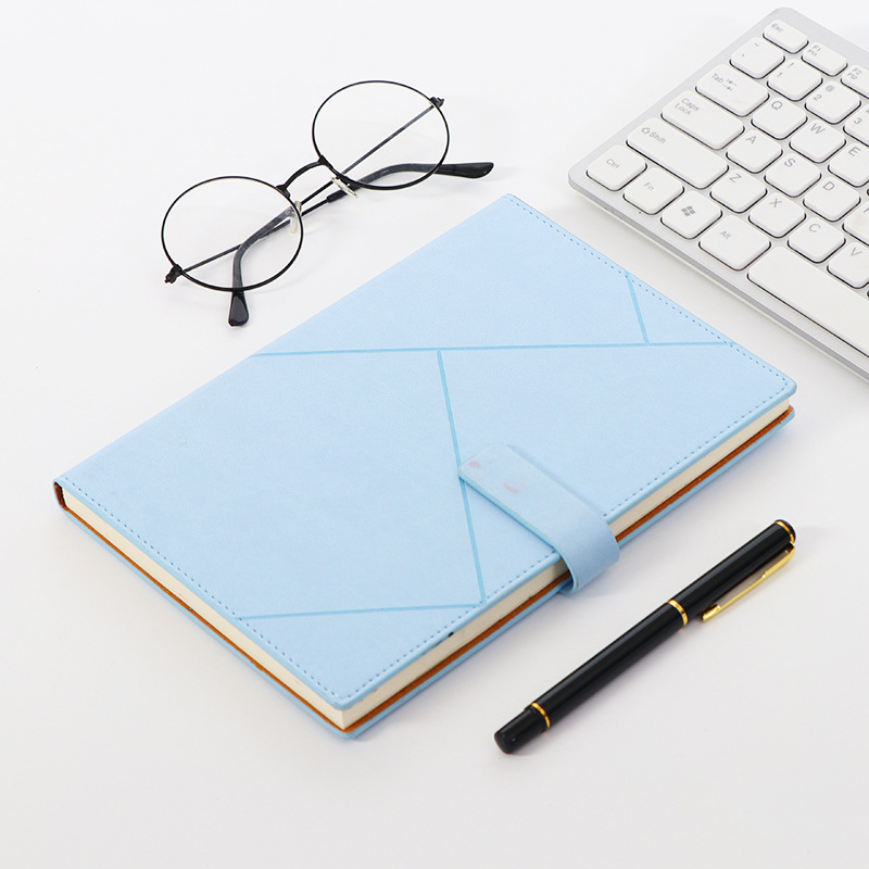 2022 Popular A5 Diary Notebook Daily Business Office Leather Work Notebook Diary Notepad School Supplies