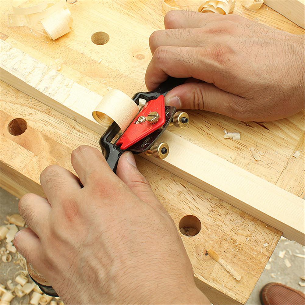 MINI Plane Carpenter Planer Tools DIY 9Inch Wood Planer Steel Bird Planer Small Iron Hand Deepth Adjustable Wood Plane Trimming