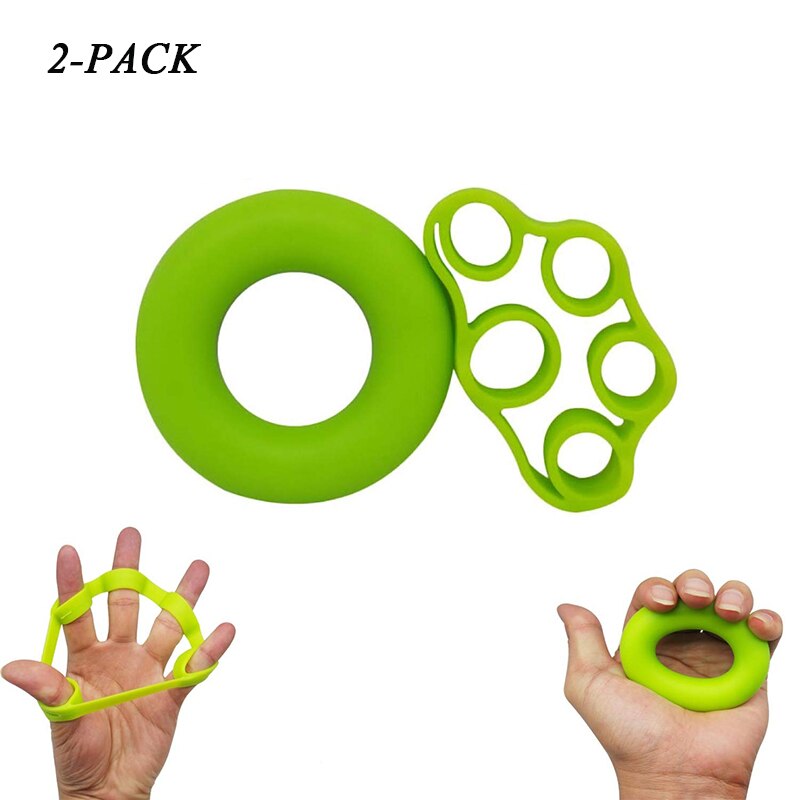 1 or 2 pcs Finger Stretcher Hand Resistance Bands Hand Extensor Exerciser Finger Grip Strengthener Strength Trainer Gripper Set