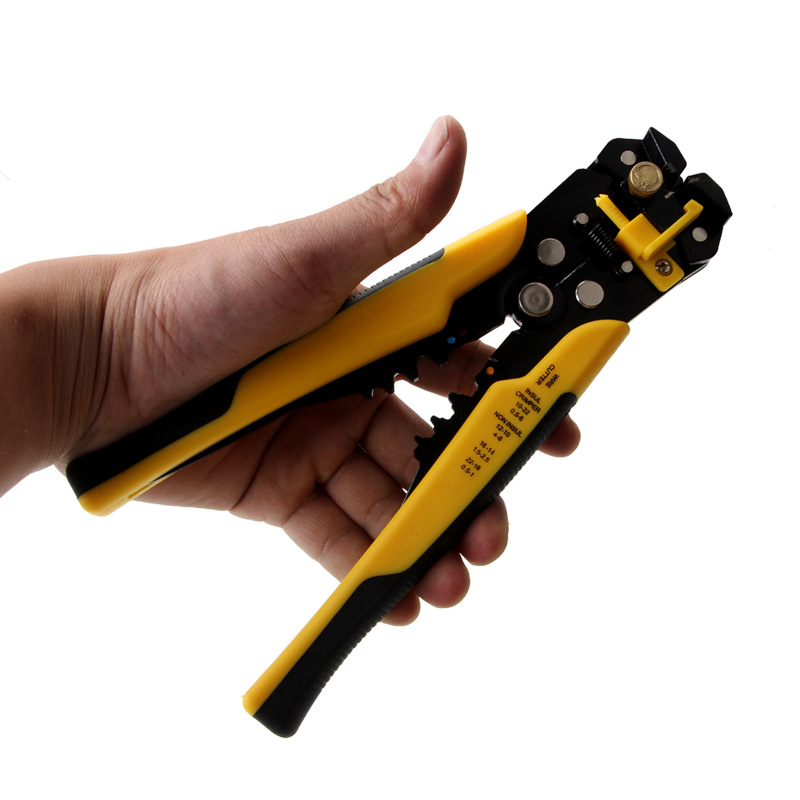 Krympetang kabelkutter automatisk avisoleringstang multifunksjonell hurtigstrengtang krympetang terminal 0.2-6.0 mm²
