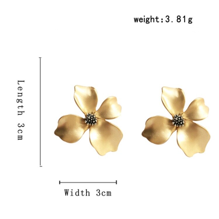 grote bloem oorbellen