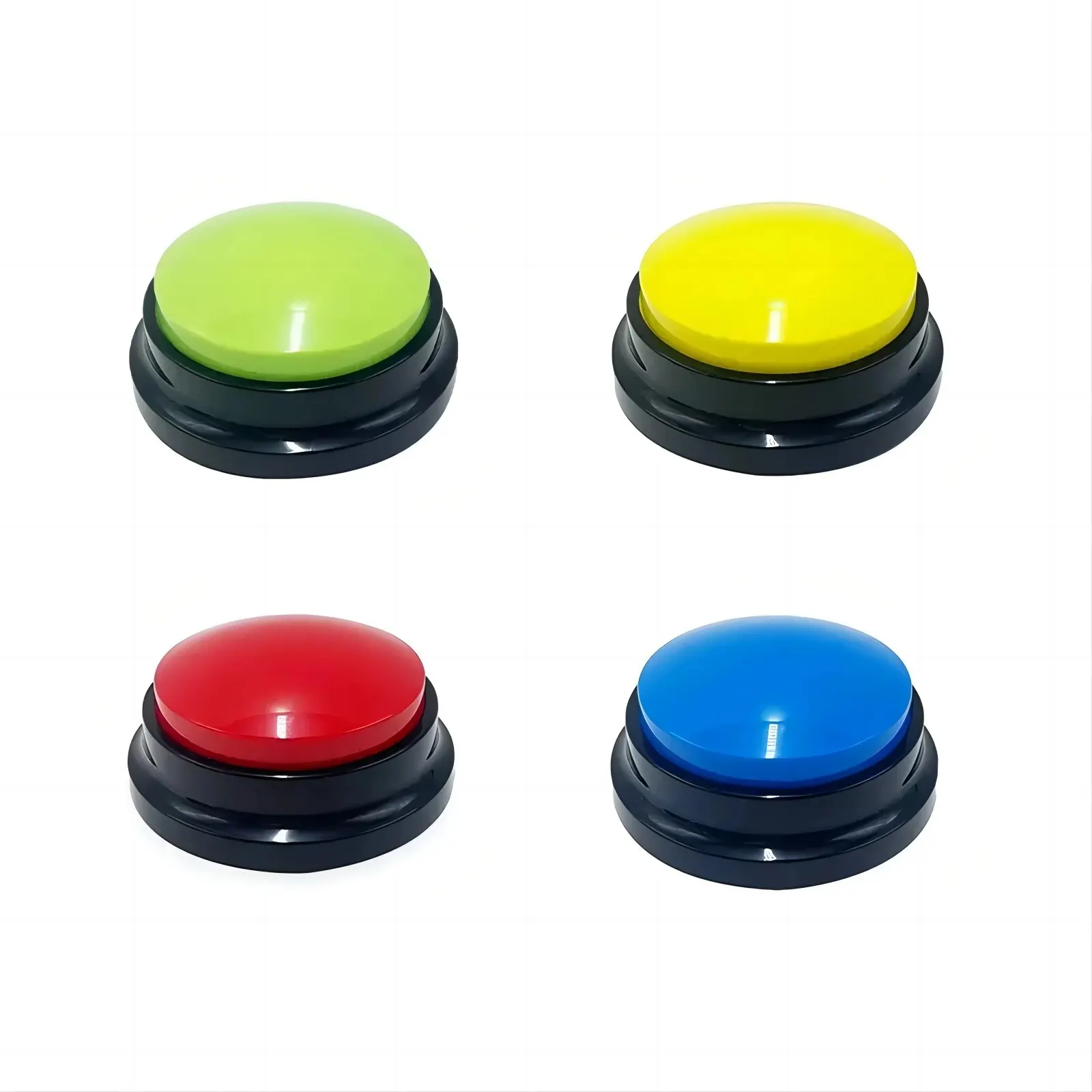 Dog Communication Buttons Voice Recording Button for Pet Training Buzzer 30 Second Record Playback Funny for Talking Pet: WHITE