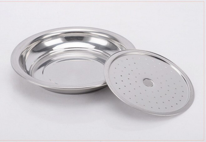 Rvs Lade Schotel Salade Hotel Servies Vis Plaat Water Filter Knoedel Schotel Keuken Koken Tool Vlakke Plaat