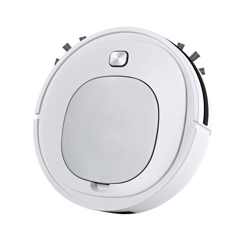 Robot Vacuum Cleaner Home Smart Silent Fully Automatic Mopping Ultra-thin USB Charging Vacuum Cleaner: Silver