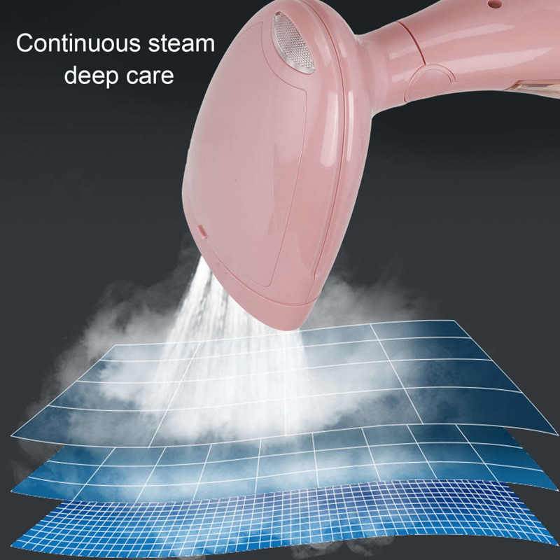 1500w kraftfulde tøjdampere bærbare 120ml dampstrygemaskine hurtigopvarmet håndholdt tøjdamper pink eu-stik 220v