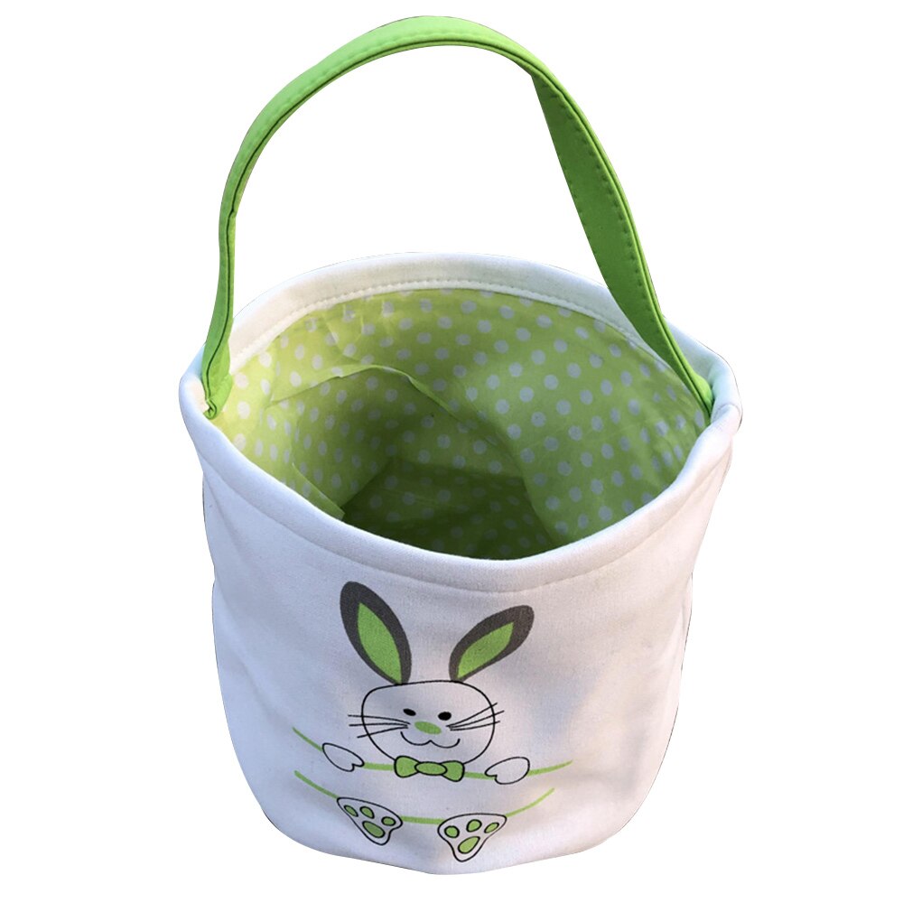 Cesta de Pascua violeta para decoración ornamento, cesta de mano de plástico para el hogar, color verde, artesanal