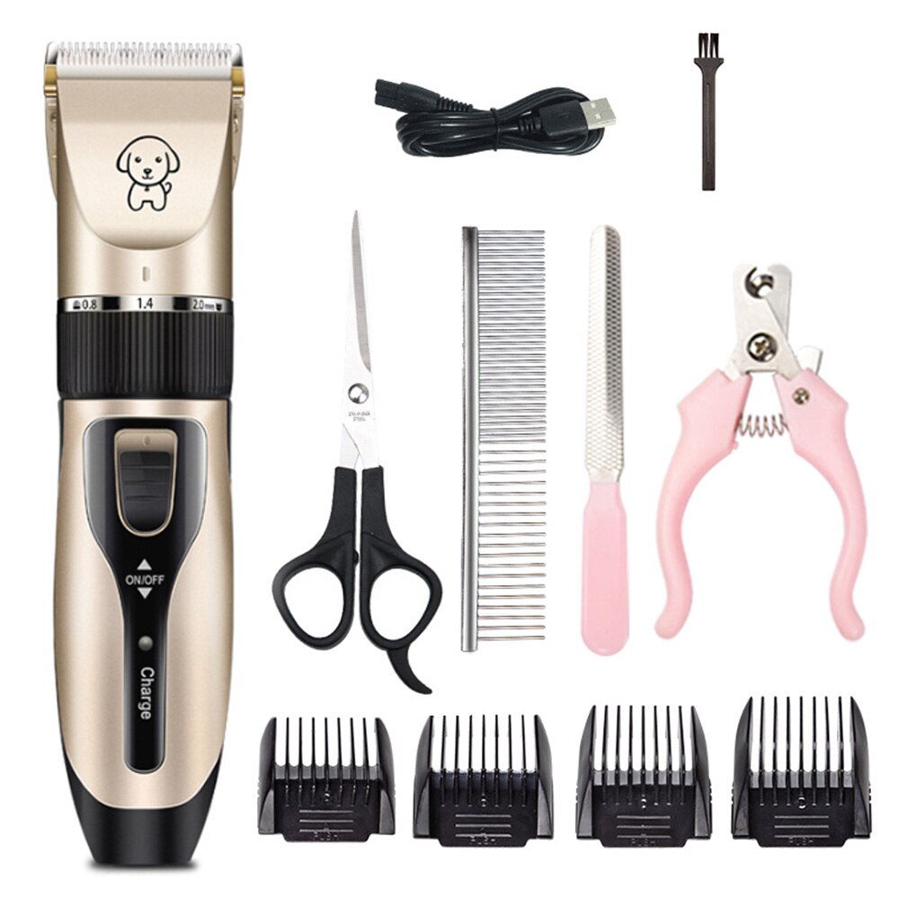 Dog Grooming Pet Clipper Hair Trimmer Animal Grooming Clippers Cat Shaver Electric Scissor Clipper машинка для стрижки собак: style 2