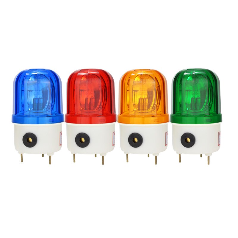 Sound and Light Alarm Lamp LTE-1101J Red Green Blue Yellow 12V 24V 110V 220V Waterproof Warning Light