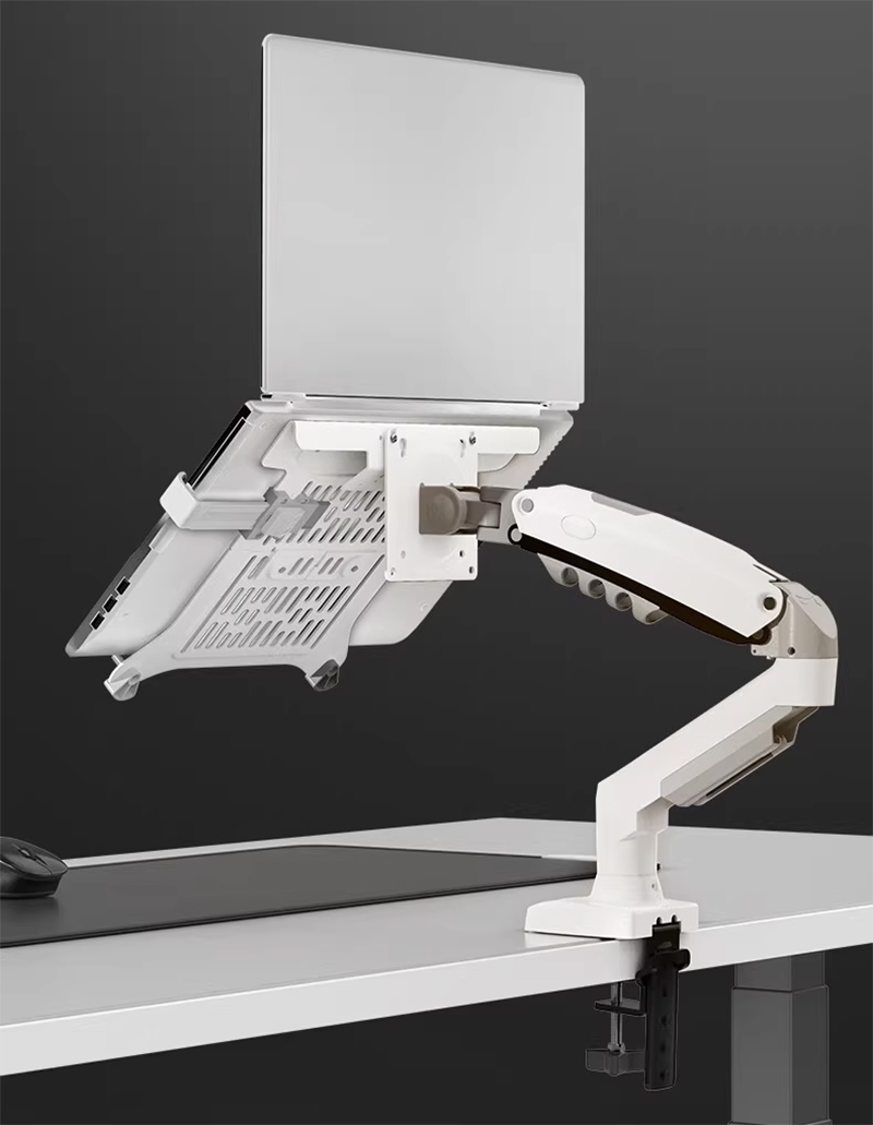 2 en 1 NB F80 + FP-2 pour moniteur 17-30 "+ 10"-17 "support de bureau pour ordinateur portable support de montage pour ordinateur portable pince pour ordinateur portable