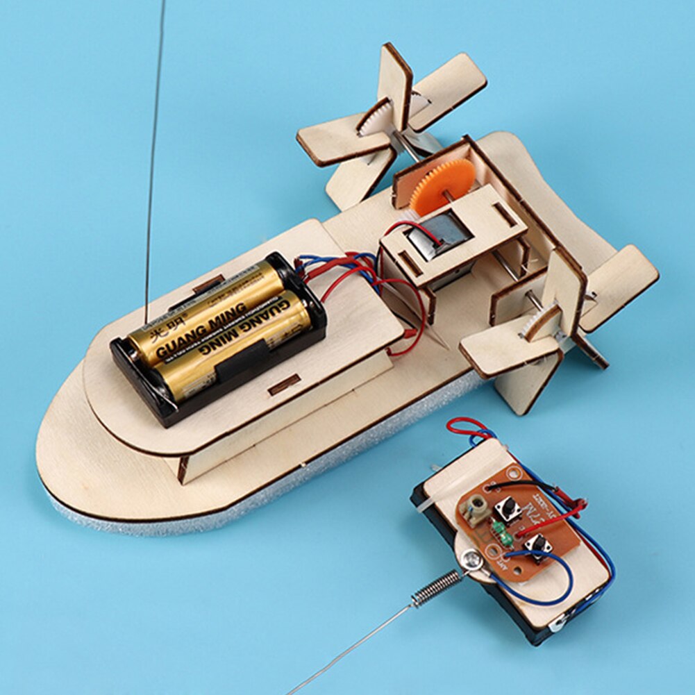Afstandsbediening Diy Schoepenrad Studenten Assembleren Model Materiaal Kids Leren Educatief Wetenschap Experimenten Speelgoed